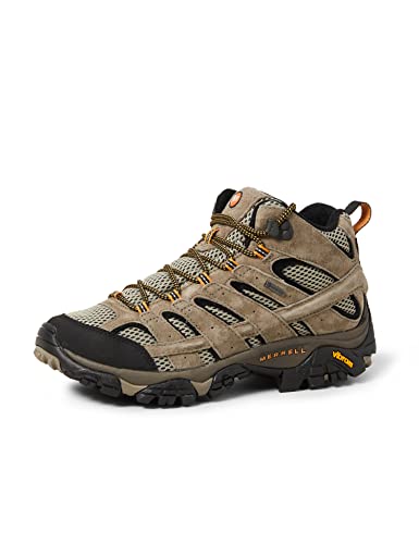 Merrell Moab 2 Leather Mid GTX, Botas de Senderismo para Hombre, Marrón (Pecan), 51 EU