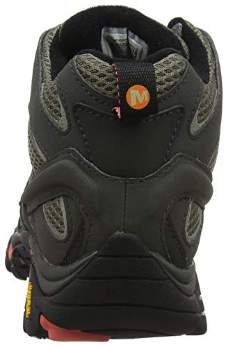 Merrell MOAB 2 Mid GTX, Botas de Senderismo Mujer, Gris (Beluga/Olive), 40 EU