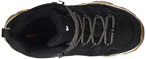 Merrell MOAB 2 Mid GTX, Zapatillas para Caminar, Sintético Mujer, Negro Goma, 37 EU