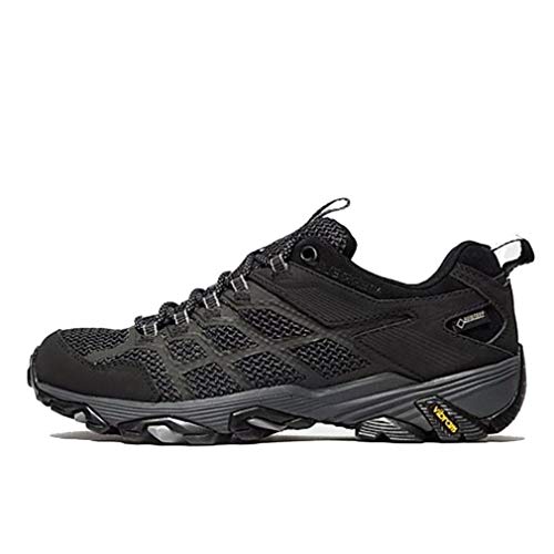 MERRELL MOAB FST 2 GTX, Zapatillas Tiempo Libre y Senderismo Mujer, Black (Negro), 38 EU