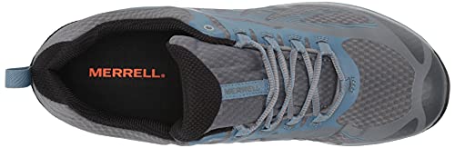 Merrell Women's Siren Edge 3 Waterproof Hiking Shoe, Rock/Bluestone, Numeric_5 Wide