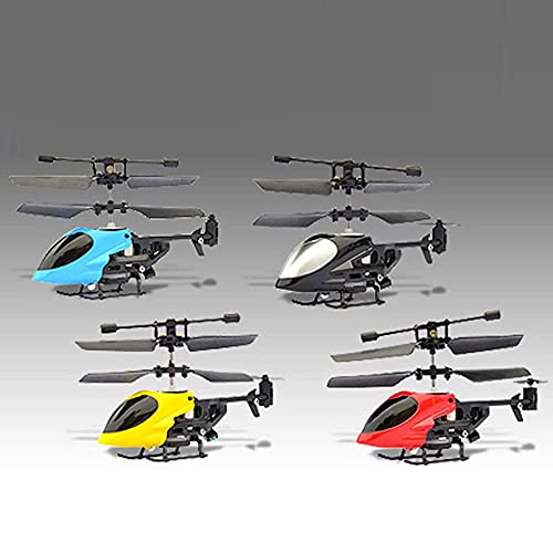 Mini pequeño RC Helicóptero de 2 canales eléctricos inalámbricos. RC Aviones resistentes a los accidentes Aviones al aire libre Aéreo de los regalos de juguete para niños y adultos ( Color : Blue )