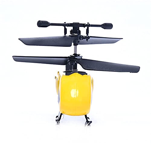 Mini pequeño RC Helicóptero de 2 canales eléctricos inalámbricos. RC Aviones resistentes a los accidentes Aviones al aire libre Aéreo de los regalos de juguete para niños y adultos ( Color : Blue )