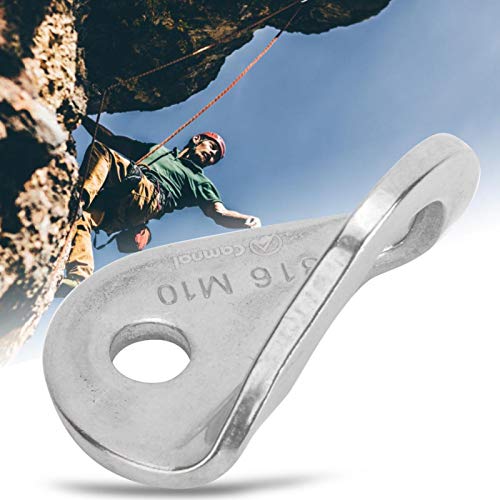 minifinker Pitones de Escalada, Punto Colgante de Escalada de Acero Inoxidable 316 Ligero de Tamaño Pequeño para Montañismo para Protección de Ingeniería