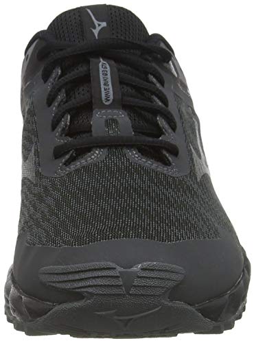 Mizuno Wave Ibuki 3 GTX, Trail Running Shoe Hombre, Negro (Dshadow/Metshadow/Black), 46.5 EU