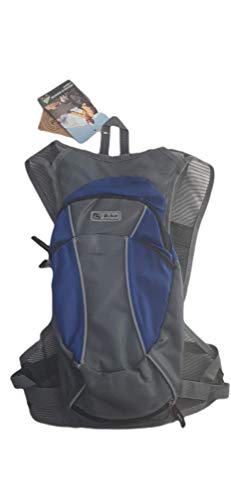 Mochila Ebike K14920 para Ciclista, Ciclismo, Montaña, Deportes, Excursión - Gris y Azul 20x47 cm