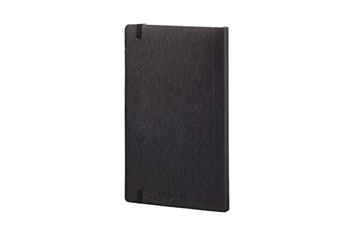 Moleskine Classic Notebook, Taccuino con Pagine Puntinate, Copertina Morbida e Chiusura ad Elastico, Formato Large 13 x 21 cm, Colore Nero, 192 Pagine