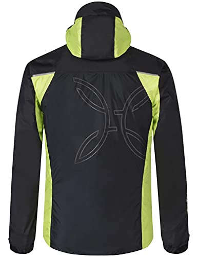 MONTURA Trident 2.0 Jacket Hombre MJAK90X 9047 Color Negro Verde Lime Chaqueta de invierno acolchada ideal para actividades al aire libre como senderismo y esquí alpinismo, gris, L