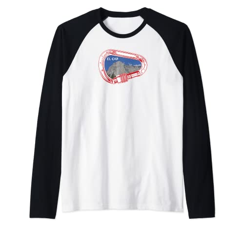 Mosquetón Escalada El Capitan Yosemite Camiseta Manga Raglan