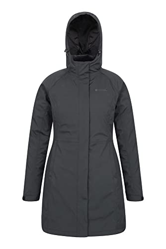 Mountain Warehouse Chaqueta Larga de Invierno 3 en 1 para Mujer de Alaskan Negro Jet 34