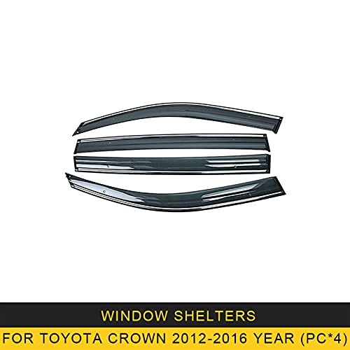 MSJL Deflectores de Viento Ventana De Coche Sun Protección contra La Lluvia Refugio Cubierta del Protector para Toyota Corona 2012 2013 2014 2015 2016