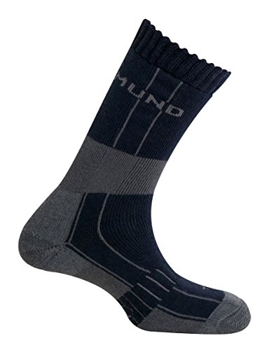 Mund Socks Calcetines Trekking Invierno Himalaya TH de montaña Unisex (Navy, EU 38-41)