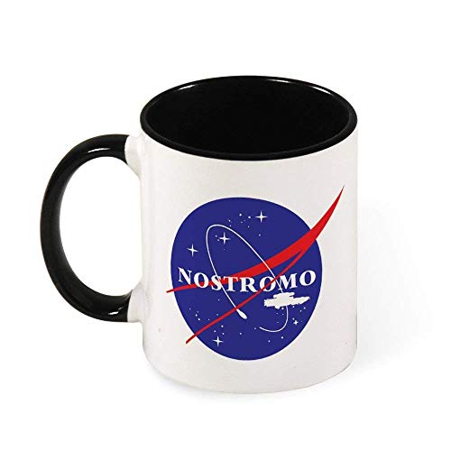 NA Nostromo NASA Logo Alien Taza de café de cerámica, Regalo para Mujeres, niñas, Esposa, mamá, Abuela, 11 oz