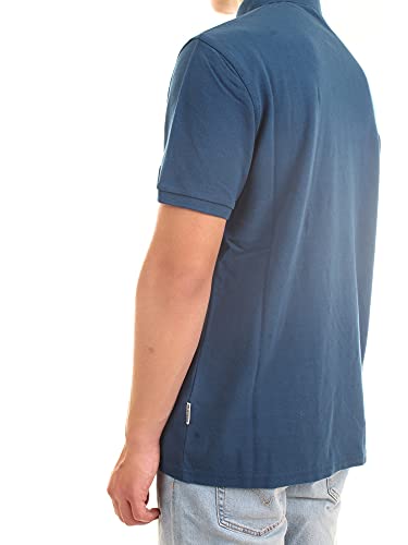 Napapijri Polo de Hombre de Manga Corta con Cuello y Botones Camiseta artículo NP0A4FUO EOLANOS 2, B2E Poseidon Blue, XXXL (3XL)