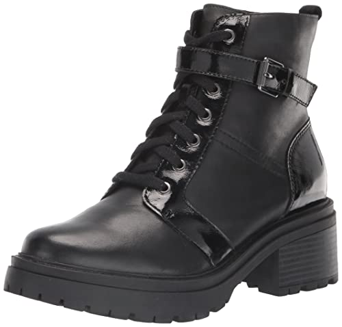 Naturalizer Jac, Botas Cortas al Tobillo Mujer, Piel Negra, 42.5 EU