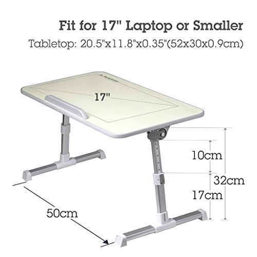 Neetto Mesa de Cama para Portátil Ajustable, Escritorio Portátil, Bandeja de Sofá Plegable, Escritorio de Calidad para Portátil, Atril para Sofá y Soporte de Suelo de Lectura para Niños - Minitable