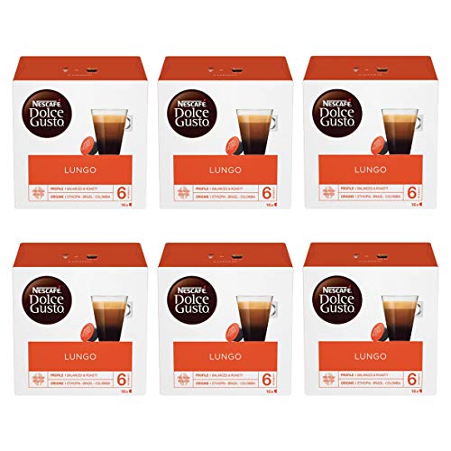 NESCAFÉ Dolce Gusto Lungo Vainas de café 96 cápsulas