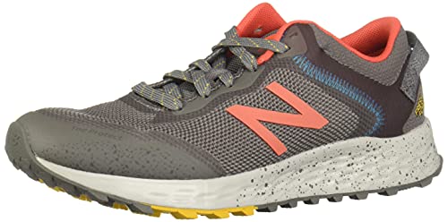 New Balance Arishi V1 Fresh Foam, Zapatillas para Carreras de montaña Mujer, Castle Rock Varsity Oro Toro Rojo, 37 EU