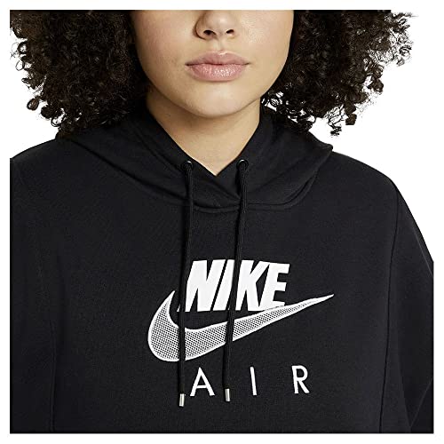 NIKE Air, Sudaderas con Capucha Mujer, Black/White, M