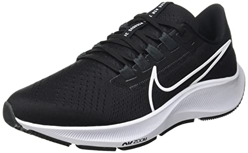 Nike Air Zoom Pegasus 38, Zapatillas de Correr Mujer, Multicolor (Black/White-Anthracite-Volt), 38.5 EU