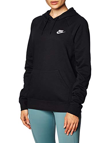 NIKE BV4124 Sudadera, Mujer, Black/White, M