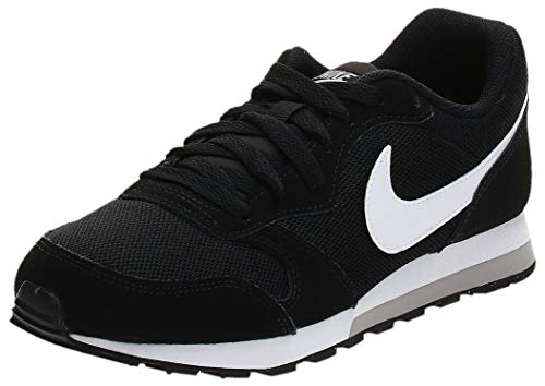 Nike MD Runner 2 GS, Zapatillas de Correr Mujer, Negro (Black/Wolf Grey/White), 37.5 EU