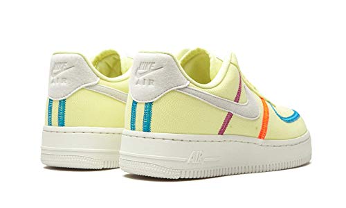 Nike Wmns Air Force 1 '07 LX, Zapatillas de básquetbol Mujer, Life Lime Summit White Laser Blue Hyper Orange Cactus Flower, 36.5 EU