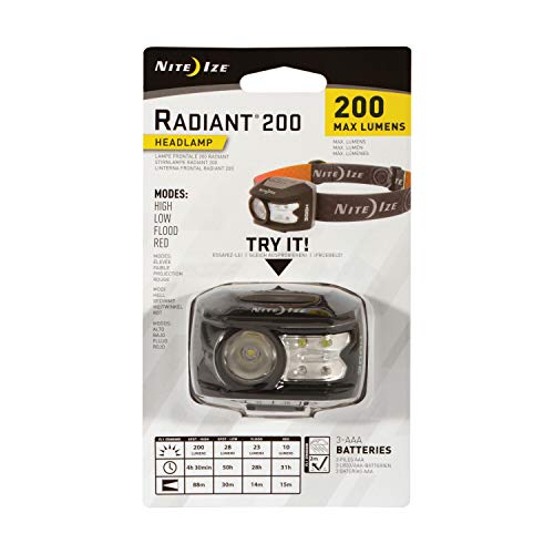 Nite Ize Headlamp Frontal Radiant 200 Lumens