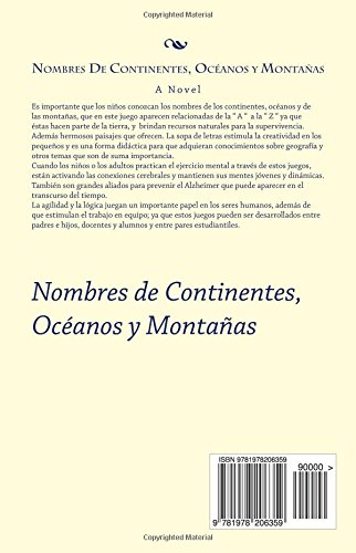 Nombres De Continentes, Océanos y Montañas: Sopa De letras