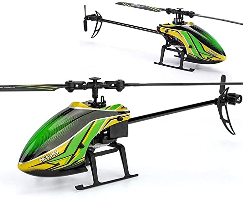 Nsddm Helicóptero con Control más alejado, 4ch RC del helicóptero Altitud Hold con 2 baterías for Niños, 2,4 GHz Resistencia accidente de helicóptero de Juguete de Regalo Aviones no tripulados