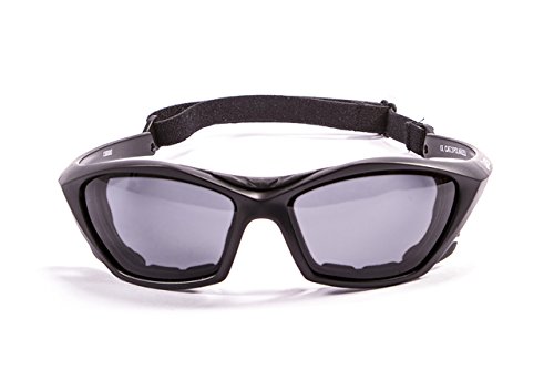 Ocean Sunglasses Lake Garda - Gafas de Sol polarizadas - Montura : Negro Mate - Lentes : Ahumadas (13000.0)