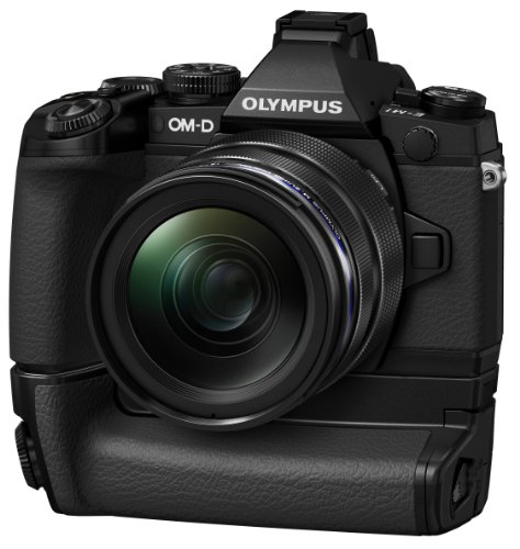 Olympus HLD-7 - Empuñadura para cámaras Digitales OM-D E-M1, Color Negro