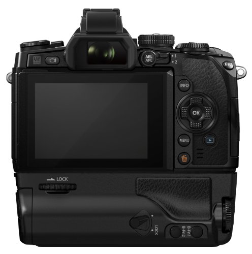 Olympus HLD-7 - Empuñadura para cámaras Digitales OM-D E-M1, Color Negro