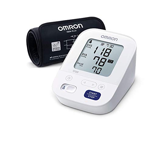 Omron X3 Comfort Home Blood Pressure Monitor Máquina de presión sanguínea para el control de la hipertensión en casa, aprobado por la protección de consumidores de Stiwa 09/2020