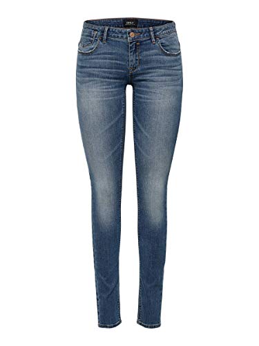 Only Onlcoral Superlow SK JNS BB Crya041 Noos Vaqueros Skinny, Azul (Dark Blue Denim Dark Blue Denim), 36/L30 (Talla del Fabricante: 27) para Mujer