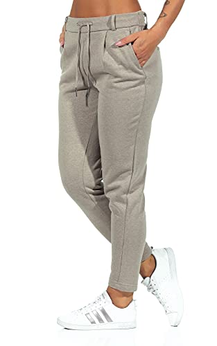 Only ONLPOPSWEAT Every Life Easy PNT Noos Pantalón de Vestir, WalnutDetail:Pure Cashmere Melange, M/32 para Mujer