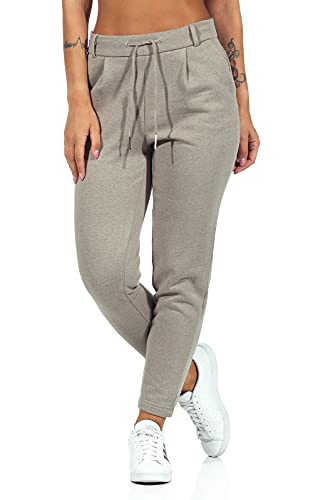 Only ONLPOPSWEAT Every Life Easy PNT Noos Pantalón de Vestir, WalnutDetail:Pure Cashmere Melange, M/32 para Mujer