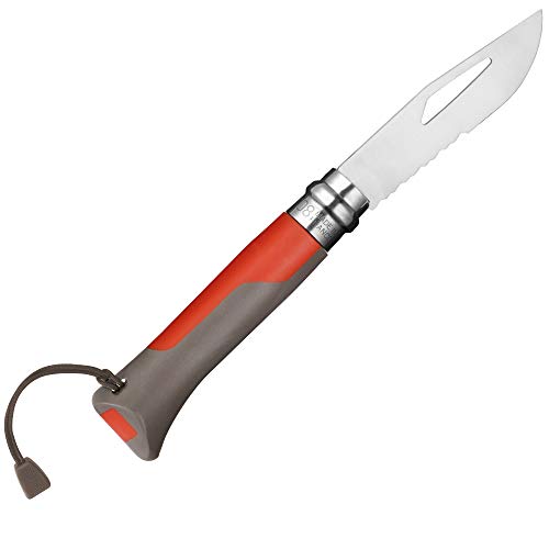 Opinel OP01714 Cuchillo tascabile,Unisex - Adulto, Rojo, un tamaño