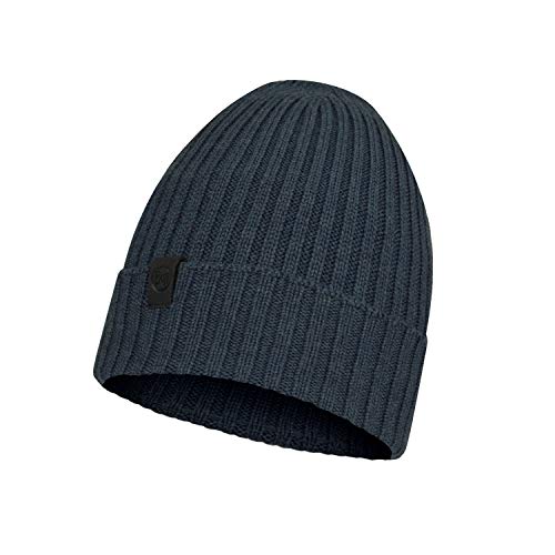 Original Buff Merino Wool Knit 1l Hat Norval Denim Tubular, Unisex Adulto, Deepblue, Talla única