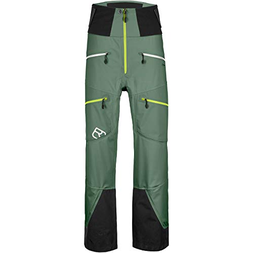 ORTOVOX 3L Guardian Shell Pants M Pantalón, Hombre, Green Forest