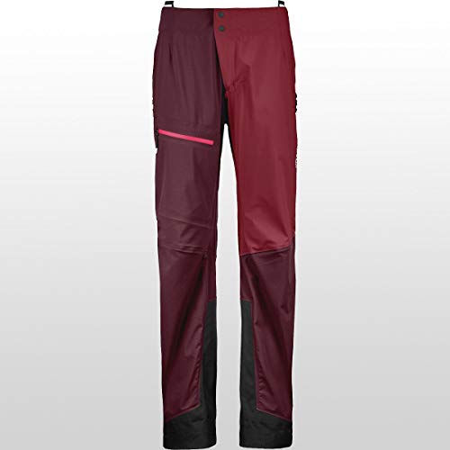 ORTOVOX 3L Ortler Pants W Pantalón, Mujer, Dark Wine, XS