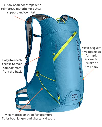 ORTOVOX Trace 25 Mochila, Unisex Adulto, Blue Sea, Talla Única