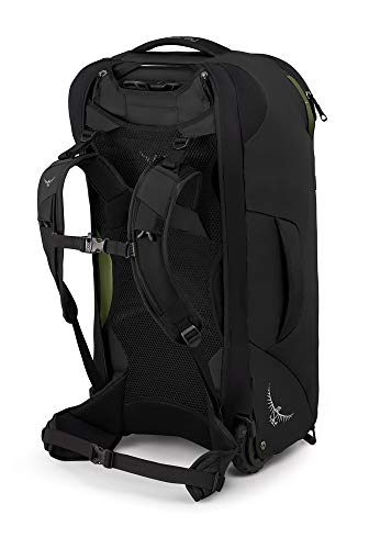 Osprey Farpoint Wheels 65 Equipaje-Bolsa para Prendas, Unisex Adulto, Black, 70 cm