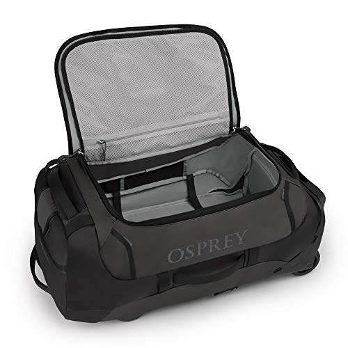 Osprey Rolling Transporter 60 Mochilas, Unisex-Adult, Black, O/S