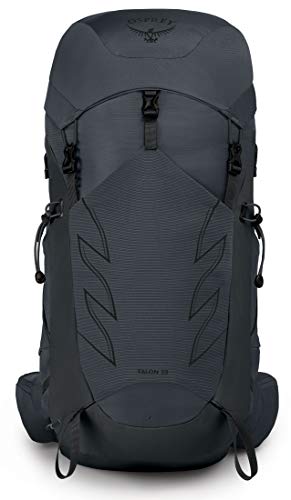 Osprey Talon 10003072, Mochila de senderismo para Hombre, Gris (Eclipse Grey), Talla S/M