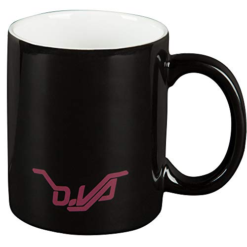 Overwatch Taza D.VA Bunny Icon 325ml cerámica Negro