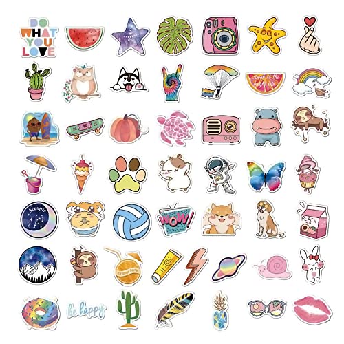 Pegatinas,50 PCS Pegatinas Aesthetic Pegatinas Vinilo Pegatinas Vintage Impermeables Stickers Portatil Usadas para Coches, Motos, Bicicletas, Maletas, Patinetas, Regalos Ideales（style H）