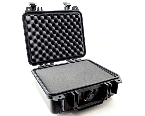 Peli 1200 - Maleta rígida con espuma protectora, negro