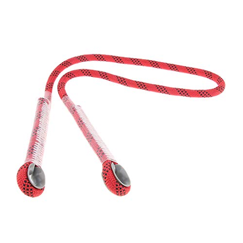 perfeclan Cordón De Cuerda De Cuerda Estática De Escalada De Alta Resistencia Prusik Loop De 10,5 Mm para Coser Al Aire Libre - Rojo 90cm