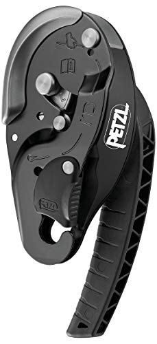 PETZL Discensor I'D L Negro, Unisex Adulto